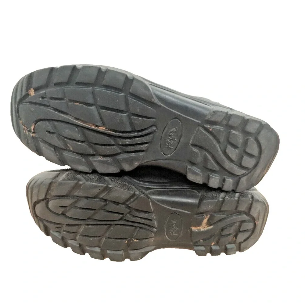 Roper Performance Men's Black 7.5 Leather Stretch Chelsea Chunky Ankle‎ Boots